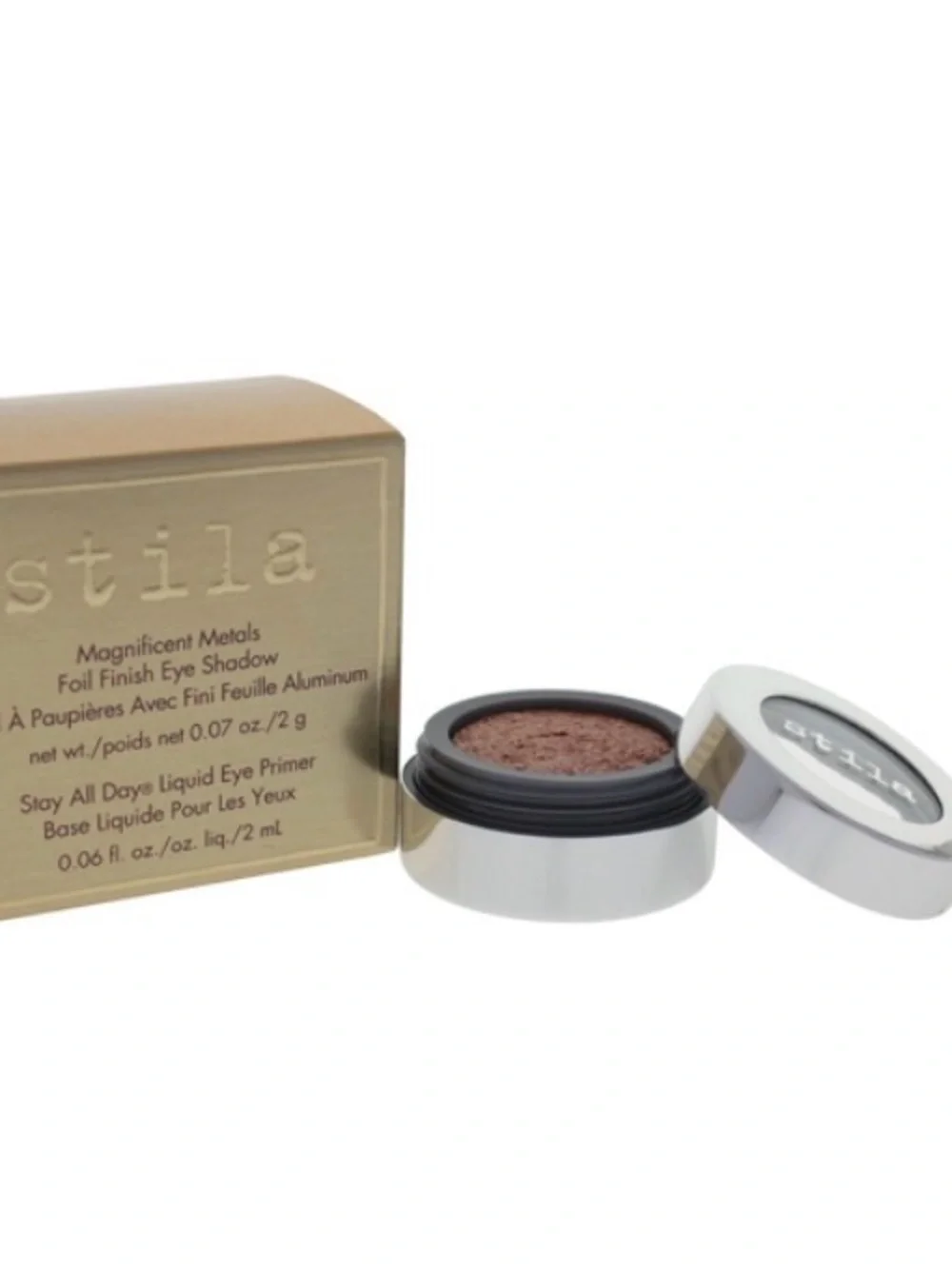 Stila Magnificent Metals Foil Finish Eye Shadow Kitten & Metallic Gilded Gold
